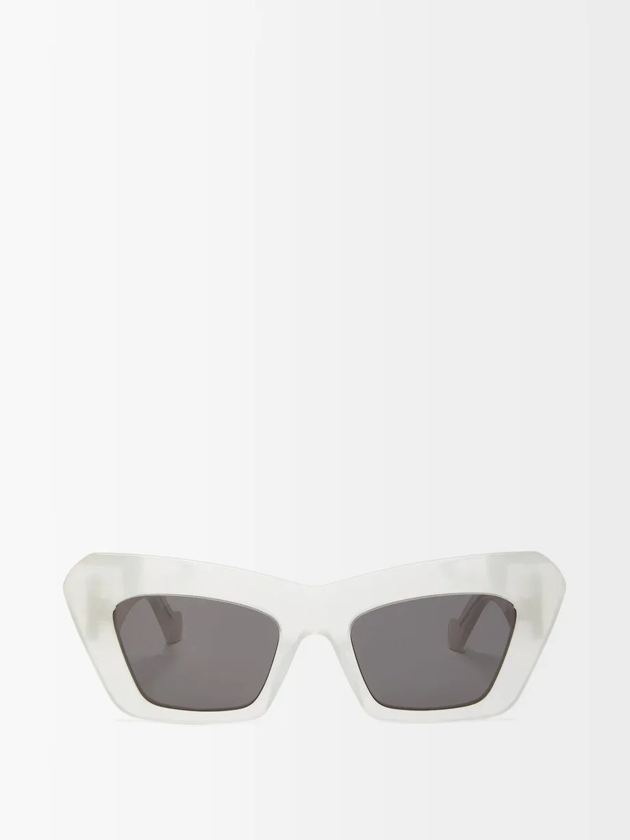Anagram-logo cat-eye acetate sunglasses | LOEWE | Matches (US)