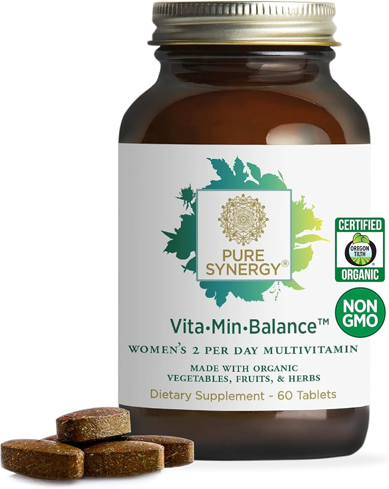 PURE SYNERGY Vita·Min·Balance | Multivitamin for Women with Iron | Women’s Daily Multivitamin... | Amazon (US)