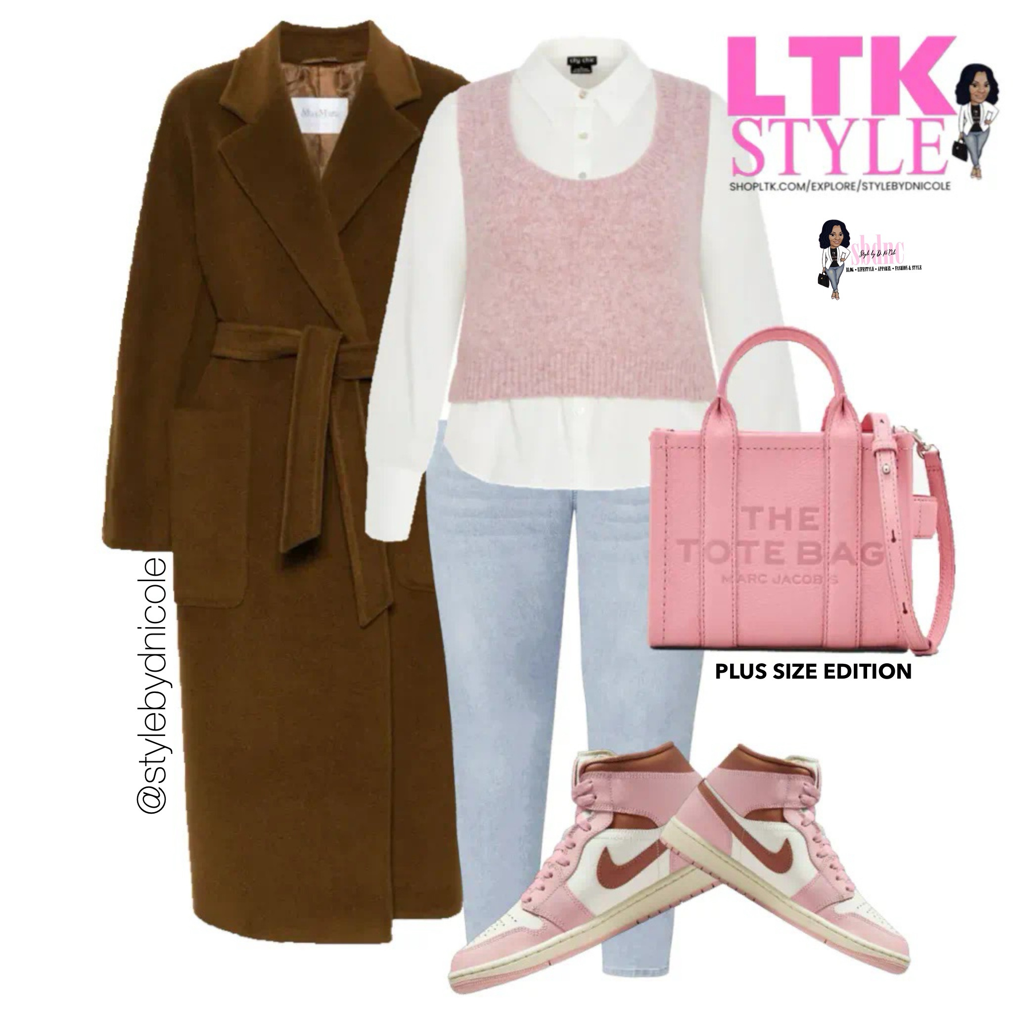 Pink and brown vibes made with a sweetheart touch.

Available in sizes 12-26. 

#LTKSeasonal #LTKMidsize #LTKPlusSize
