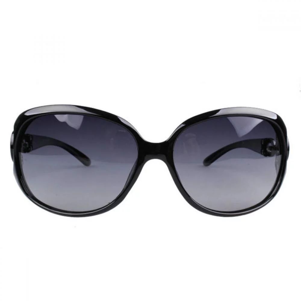 GJX Polarized Sunglasses for Women Vintage Big Frame Sun Glasses Ladies Shades Black - Walmart.co... | Walmart (US)
