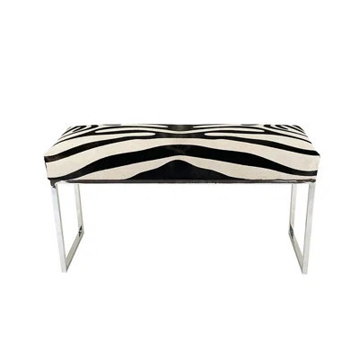 Upholstered Cowhide Bench | Wayfair North America