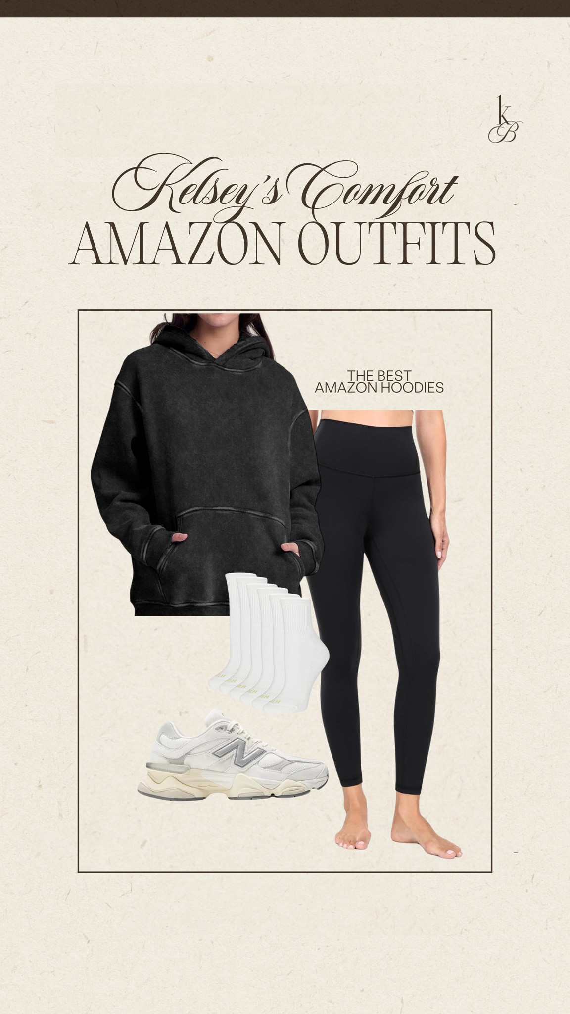 Amazon comfort outfits kelsey is wearing this week🤎 these are her all time favorite leggings from Amazon- she wears an XL and an XL in the hoodie #amazon #comfy #leggings 

#LTKSaleAlert #LTKSeasonal #LTKMidsize