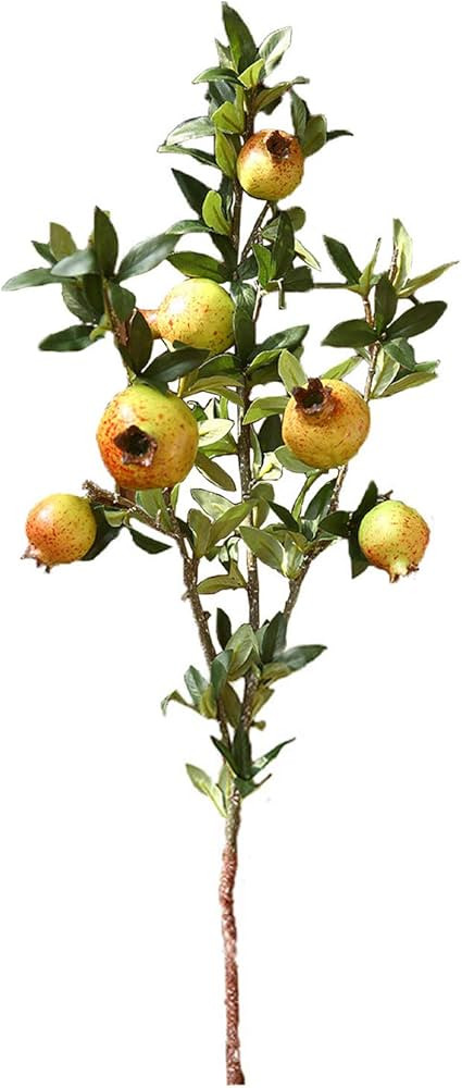 Okngr Artificial Pomegranate Branch, 3pcs Artificial Rosehip Berries 31.5inch Fake Berries Decor ... | Amazon (US)