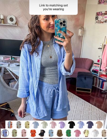 Summer outfit under $40 

Tiny tags necklaces // layered necklaces // travel outfit // comfy outfit // Amazon matching set // linen shirt and shorts // matching set from Amazon // vacation outfit // matching set available in tons of colors 

#LTKstyletip #LTKfindsunder50 #LTKSeasonal