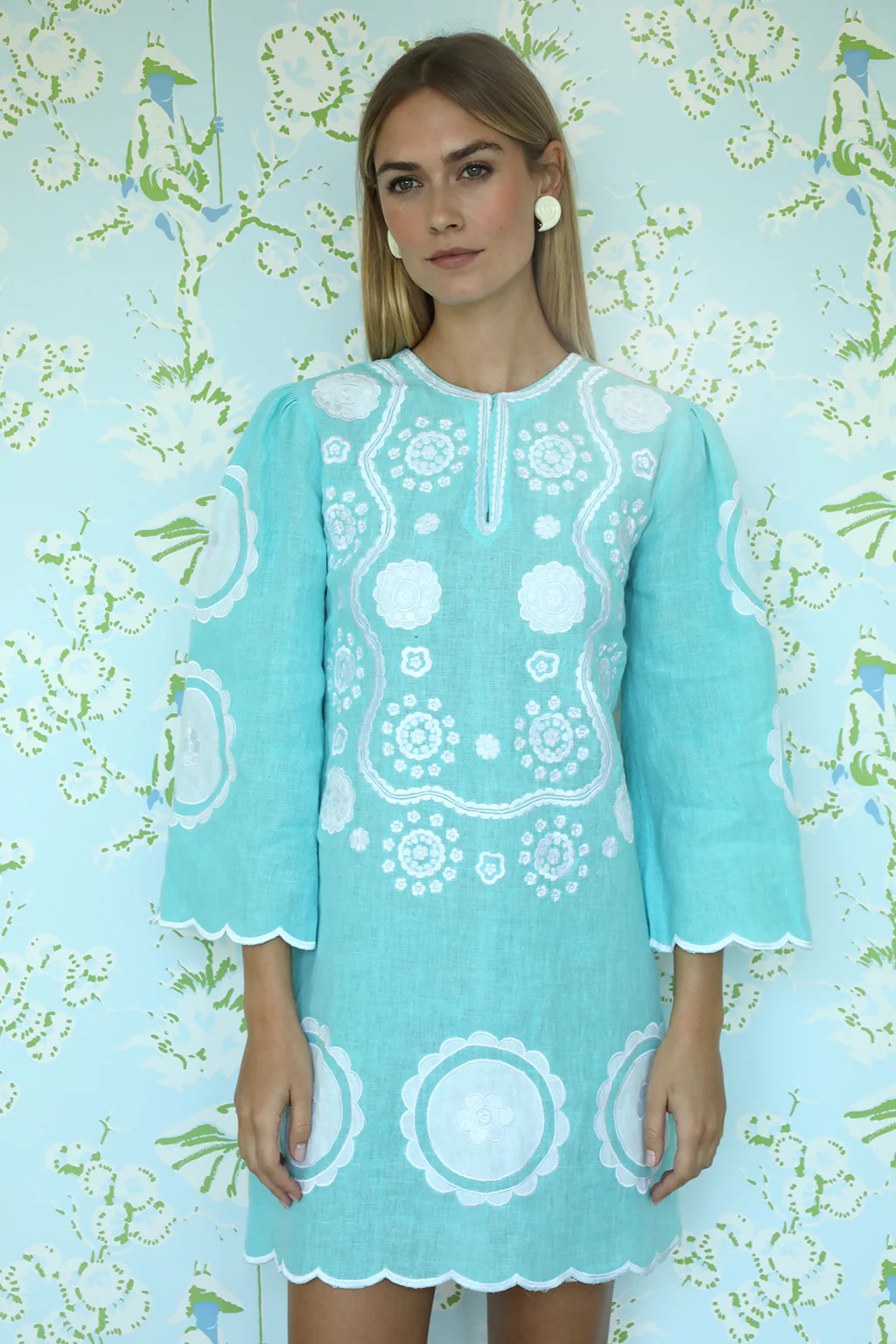 Turquoise Alice Mini Dress | ASHA by ADM