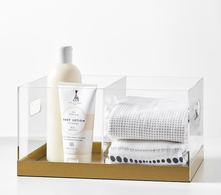 Acrylic and Metallic Nursery Storage | Pottery Barn Kids