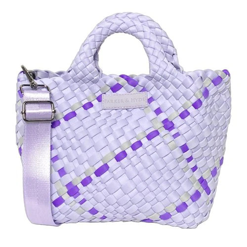 Lilac Multi Woven Mini Tote | Shop BIRDIE