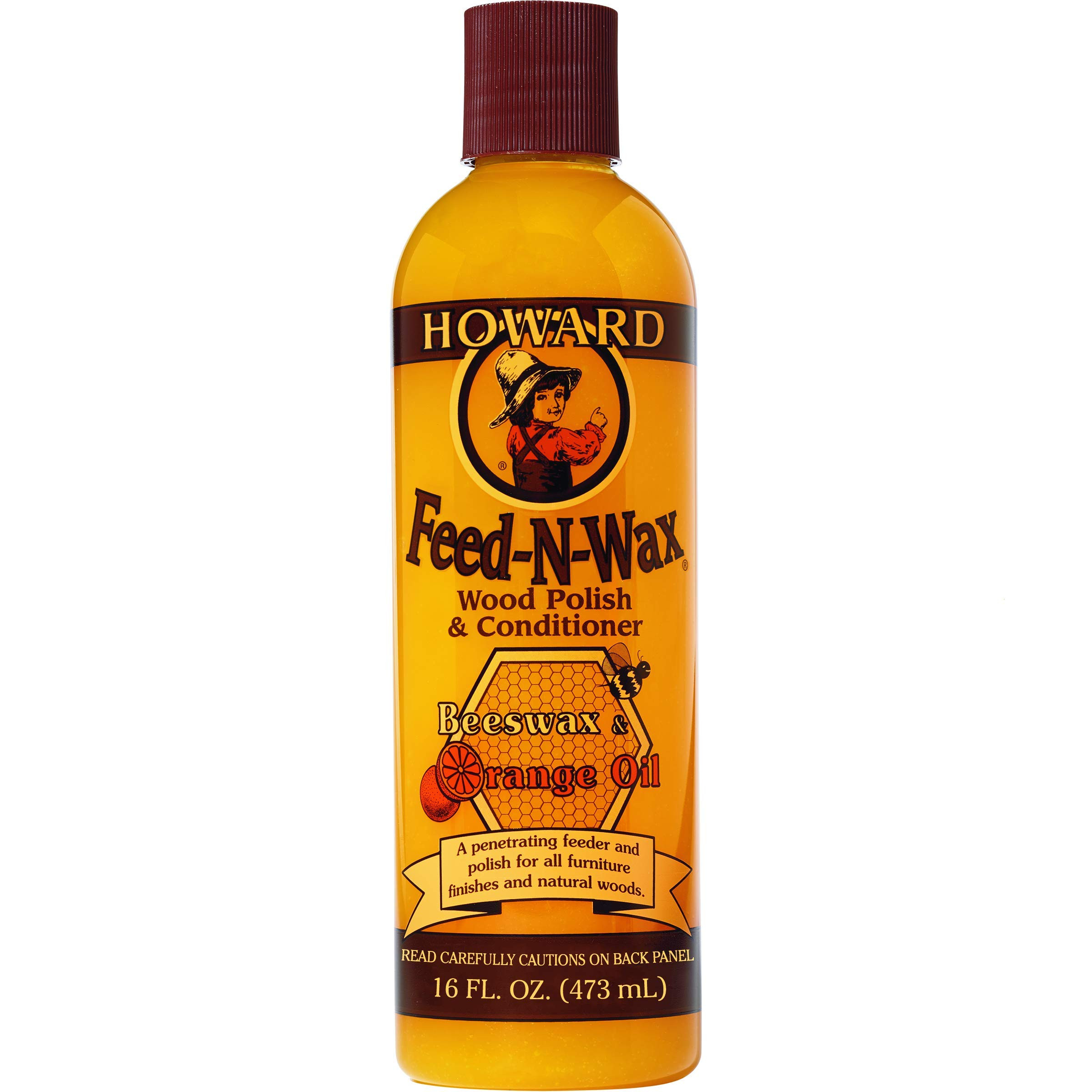 Howard Feed-N-Wax Wood Polish and Conditioner, 16-Ounce | Amazon (US)