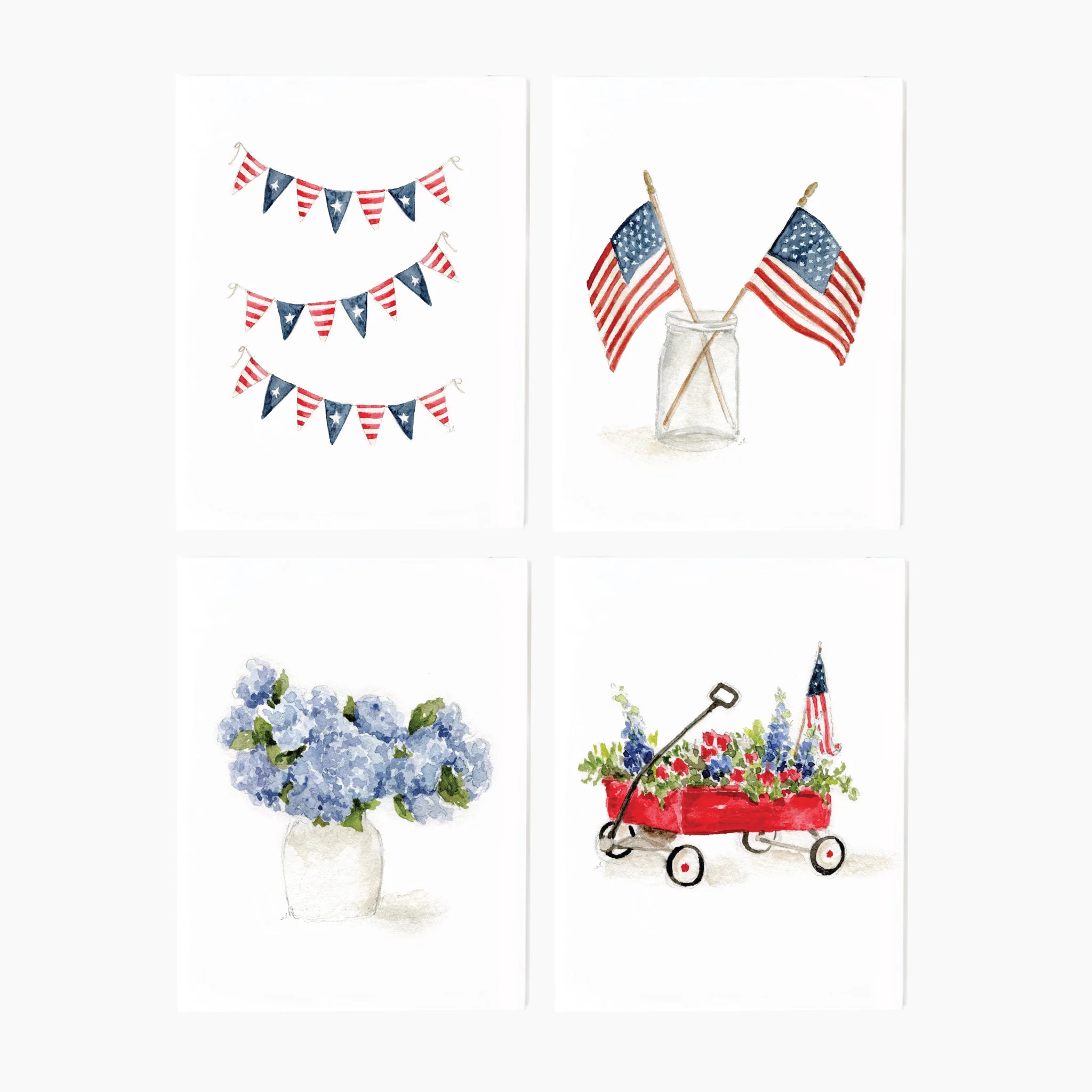 americana assorted notecard set | Emily Lex Studio