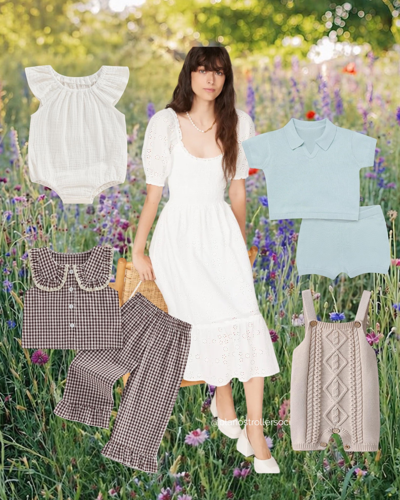 Coordinated Mommy & Me looks for Mothers Day portraits 