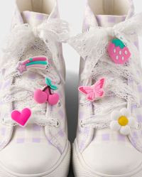 Girls Lace Shoelace & Shoe Charm 7-Piece Set - multi | The Children's Place
