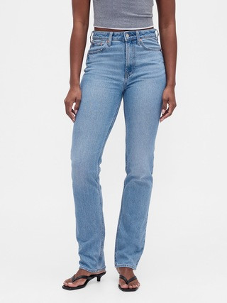 Curvy High Rise '90s Slim Straight Jeans | Gap (US)