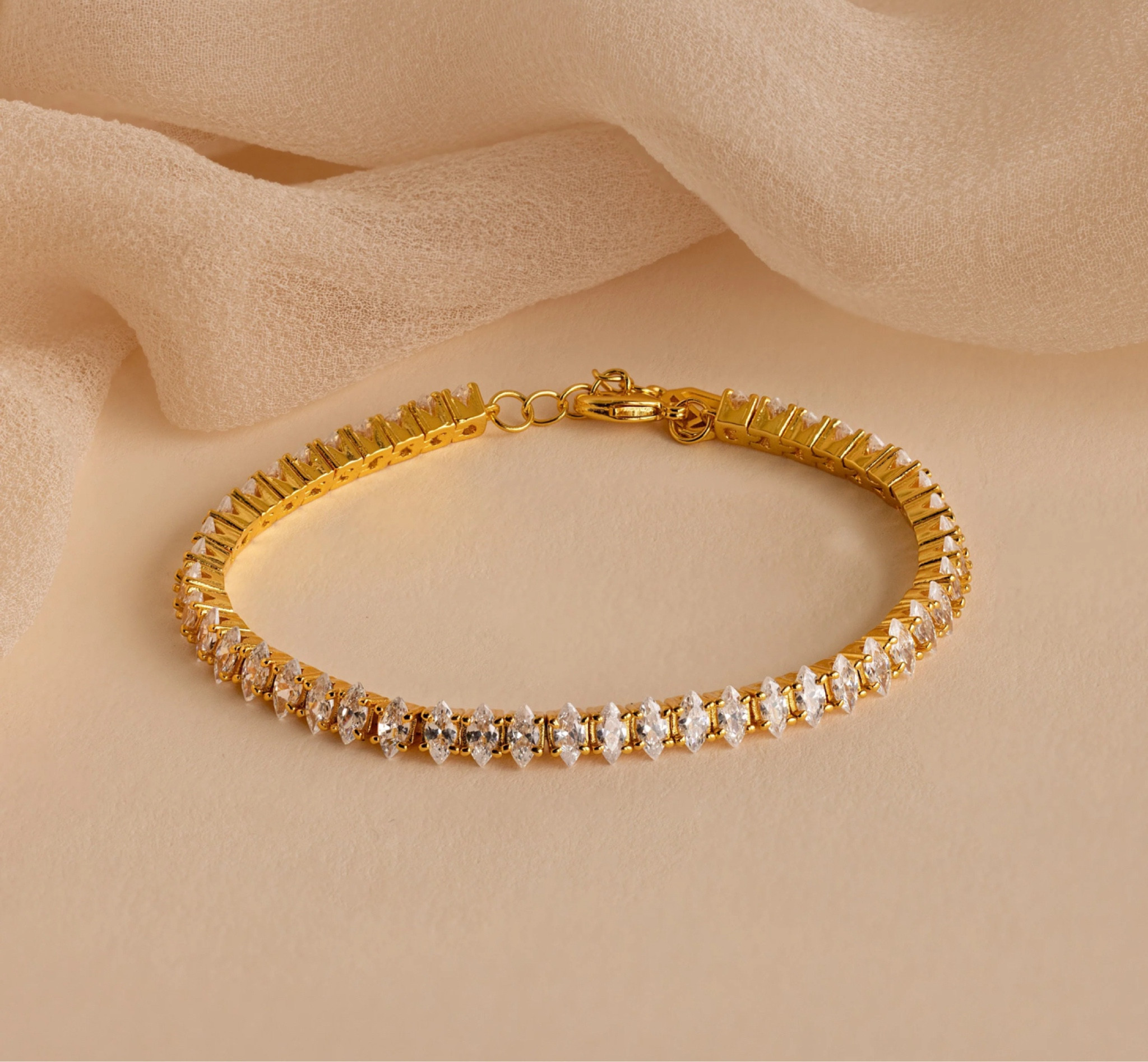 Caitlyn Minimalist gold tennis bracelet 

#LTKStyleTip #LTKFindsUnder50 #LTKGiftGuide