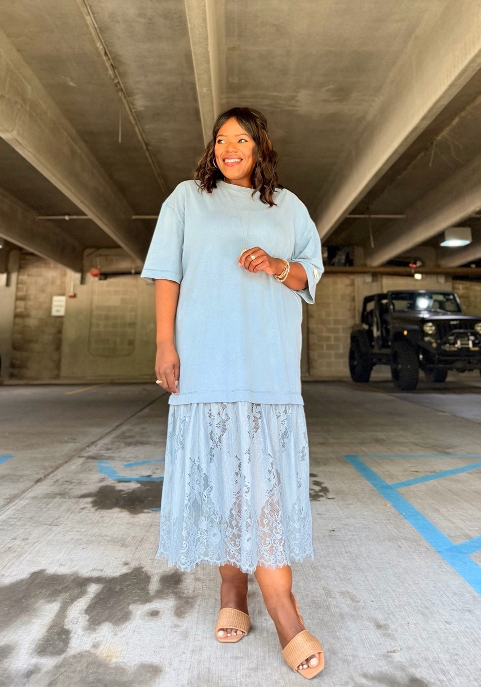 Now this is what you a call an elevated t-shirt dress! On sale for under $40 now from @Anthropologie! I’m in the size M.

#LTKootd #LTKSaleAlert #LTKMidsize