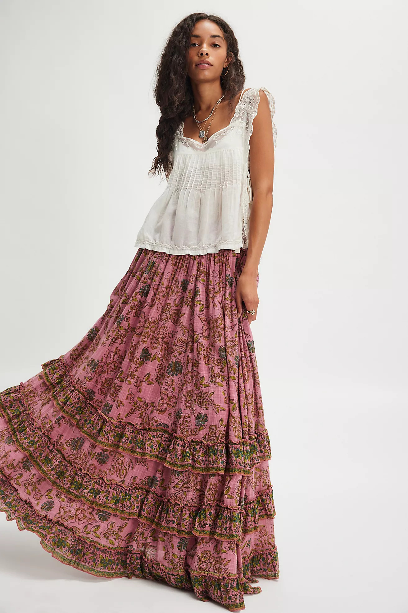 FP One Brynn Printed Maxi Skirt | Free People (Global - UK&FR Excluded)