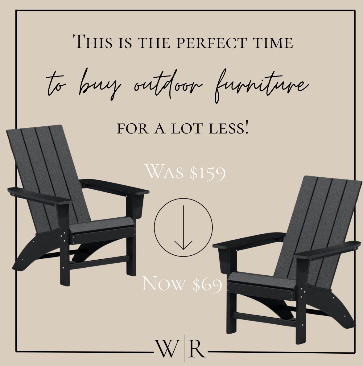 Adirondack chairs are on a major cell right now, along with all outdoor furniture! Shop these weather resistant chairs here! 

#LTKSeasonal #LTKHome #LTKSaleAlert