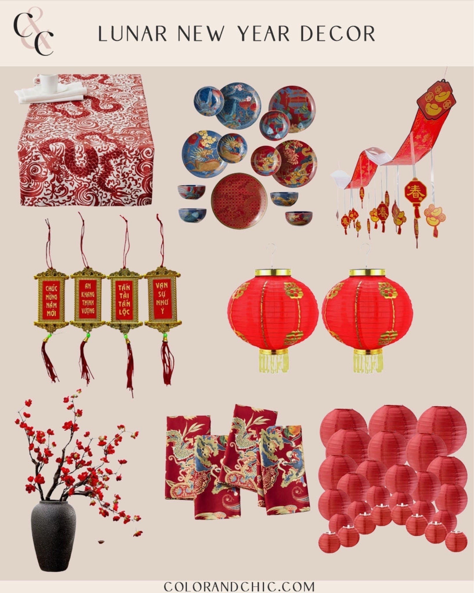 Lunar new year decor for the season! Love this for the holiday


#LTKSeasonal #LTKHome