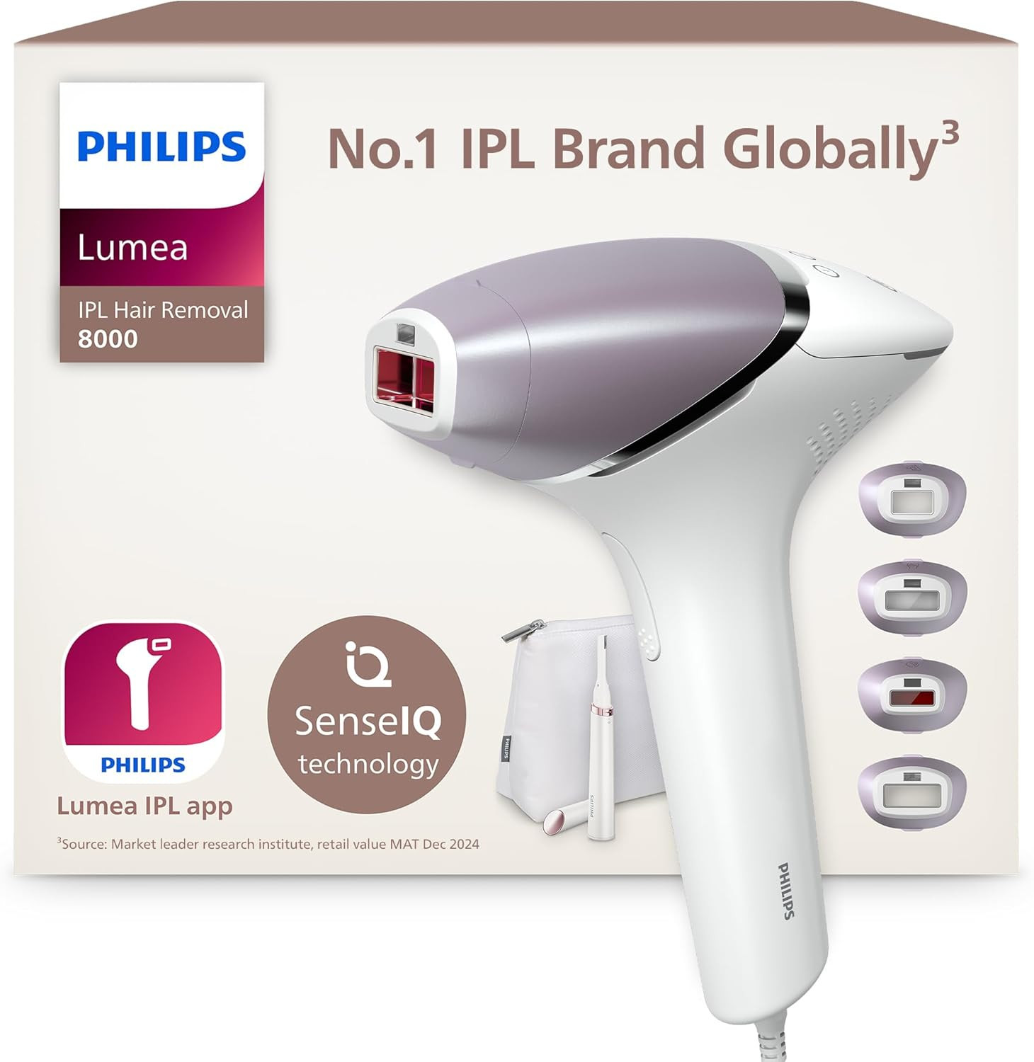 Philips Lumea 8000 Series IPL Hair Removal Device - Laser Hair Removal Alternative, SenseIQ Techn... | Amazon (UK)