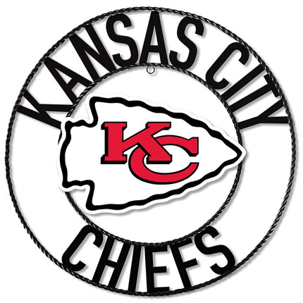 Kansas City Chiefs Imperial Wrought Iron Wall Art