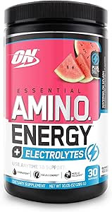 Optimum Nutrition Amino Energy + Electrolytes Powder - Pre Workout, BCAAs, Amino Acids, Keto Frie... | Amazon (US)