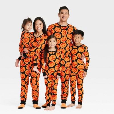 Halloween Pumpkins Matching Family Pajama Set - Hyde & EEK! Boutique™ Orange | Target