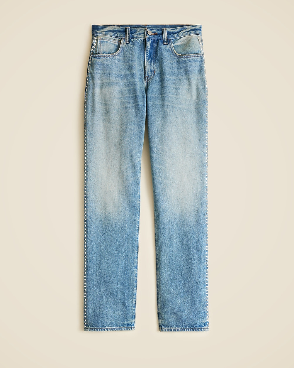 Slouchy jean with embellished side stripe | J. Crew US