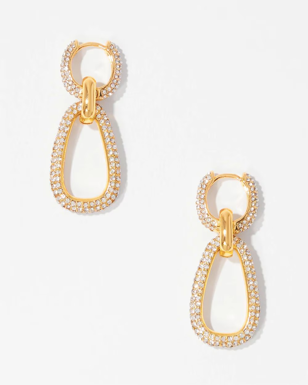 Convertible Crystal Drop Earrings | White House Black Market