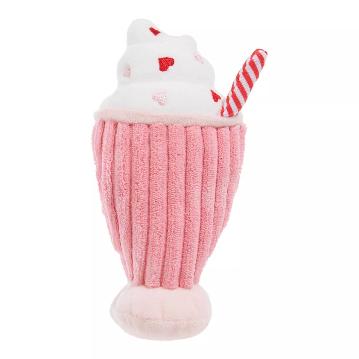 BARK Valentines Red Whine Milkshake Plush Dog Toy | Target