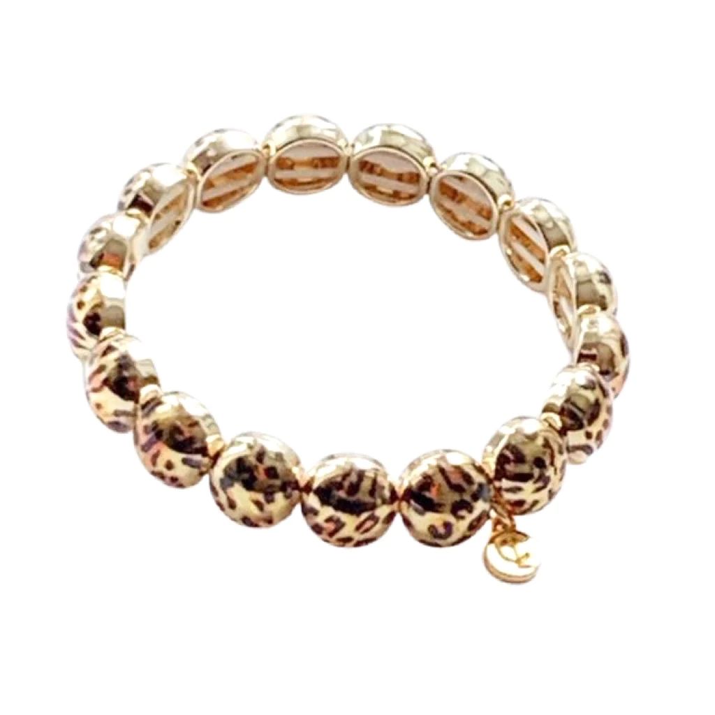 Gold Leopard Bubble Bracelet | Caryn Lawn