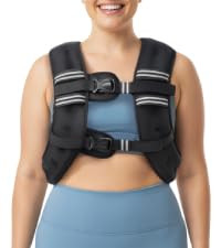 ZELUS Weighted Vest, 6lb/8lb/12lb/16lb/20lb/25lb/30lb Weight Vest with Reflective Stripe for Work... | Amazon (US)