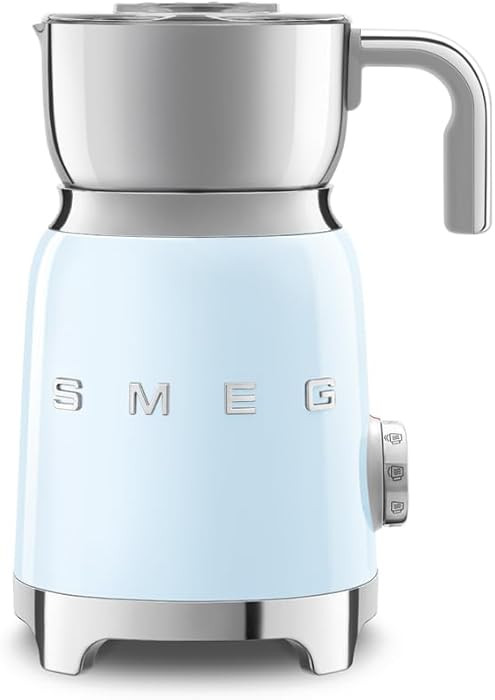 SMEG Retro 50's Style Milk Frother with 2 Disks 6 Preset Programs Hot or Cold Frothing and Induct... | Amazon (US)