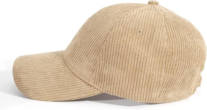 LABANCA Unisex Corduroy Cotton Baseball Caps Solid Low Profile Adjustable Baseball Cap Classic 6 ... | Amazon (US)