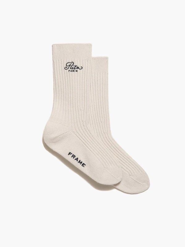 Ritz Socks Off White Multi | Frame Denim