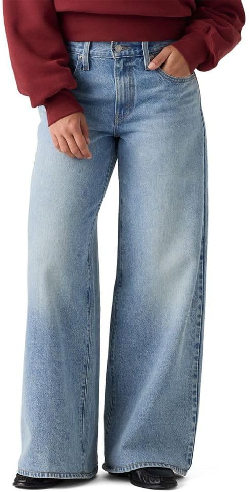 Levi's Women's Middy Wide Leg Jeans | Amazon (US)