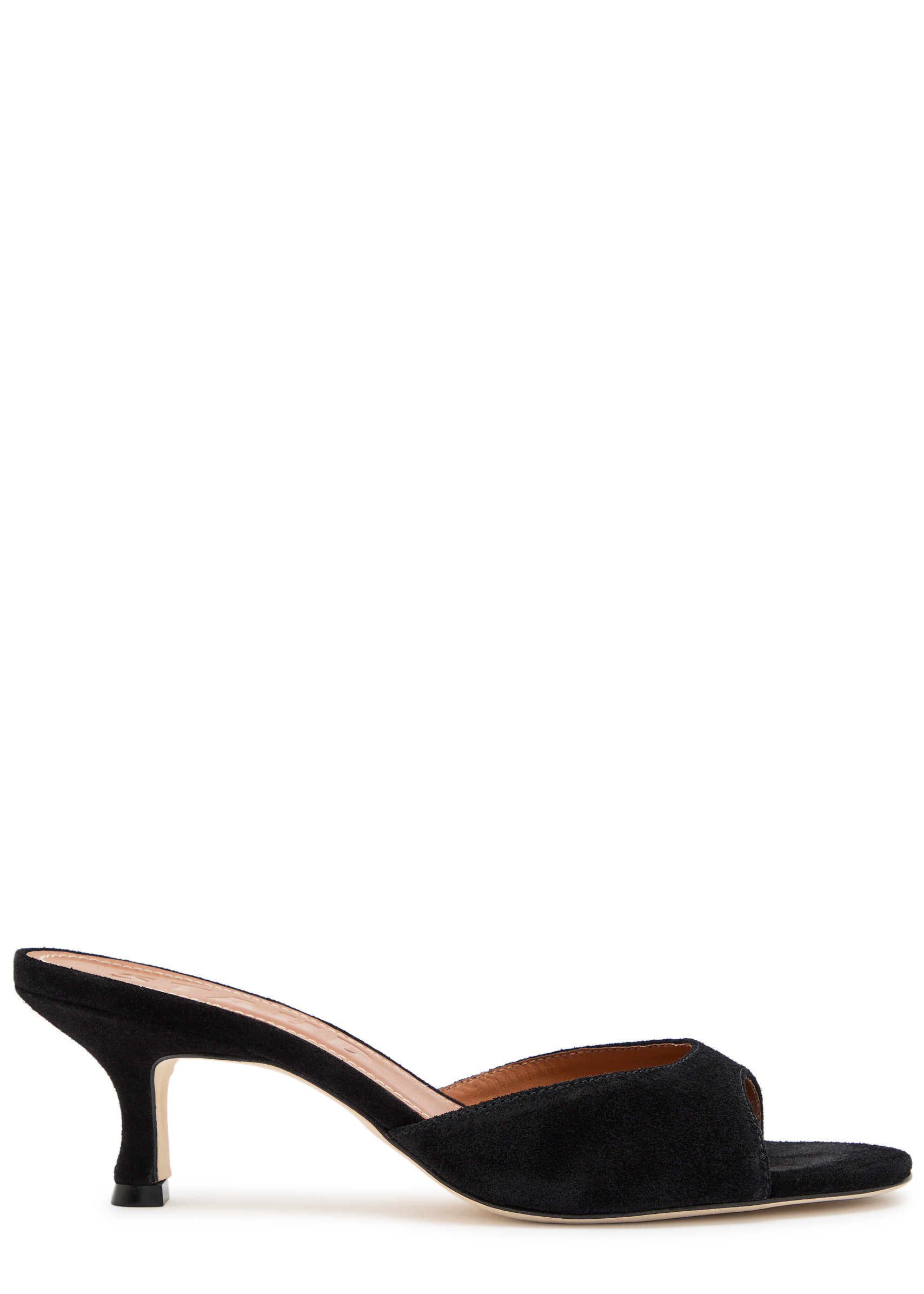 Brigitte 60 brushed suede mules | Harvey Nichols