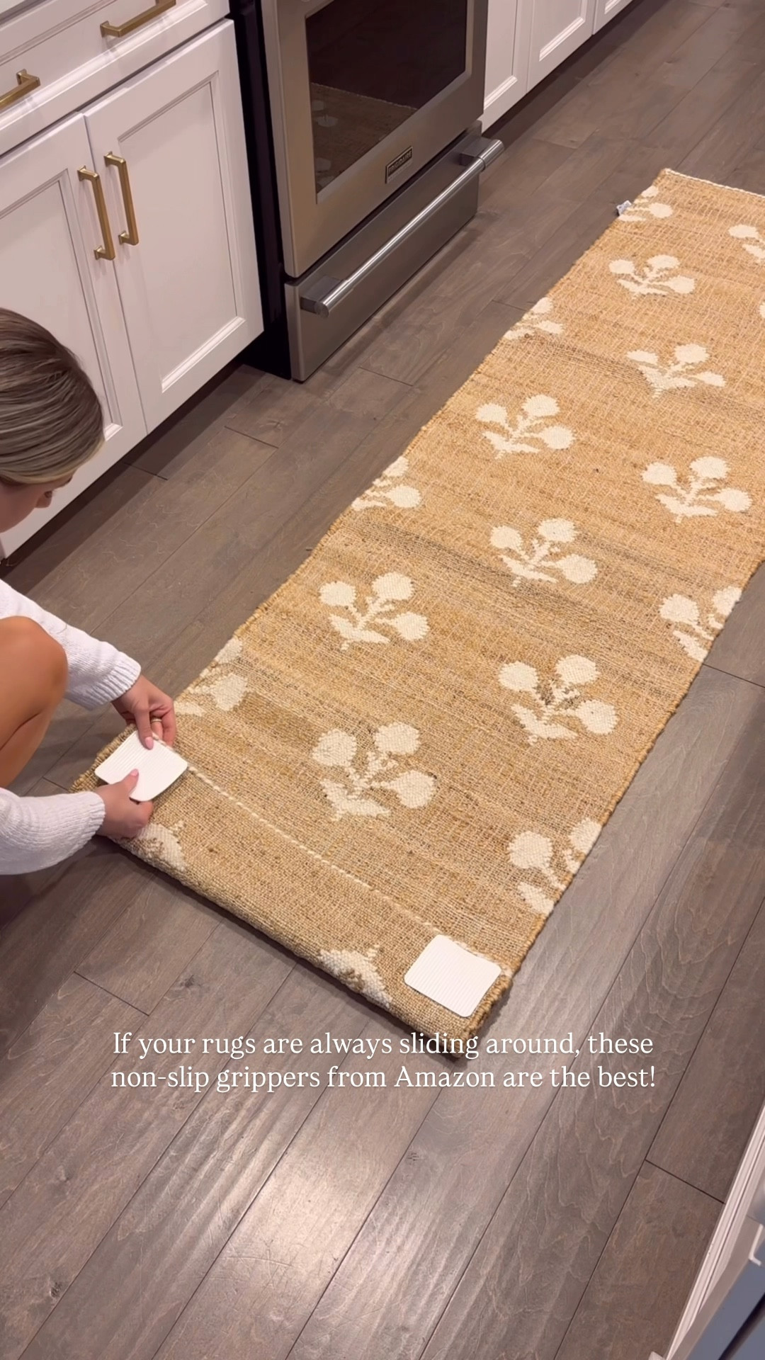 These are my favorite for my rugs and runners! 🤍 linked runner as well - it’s so cute for spring and summer! 

#LTKvlog #LTKHome