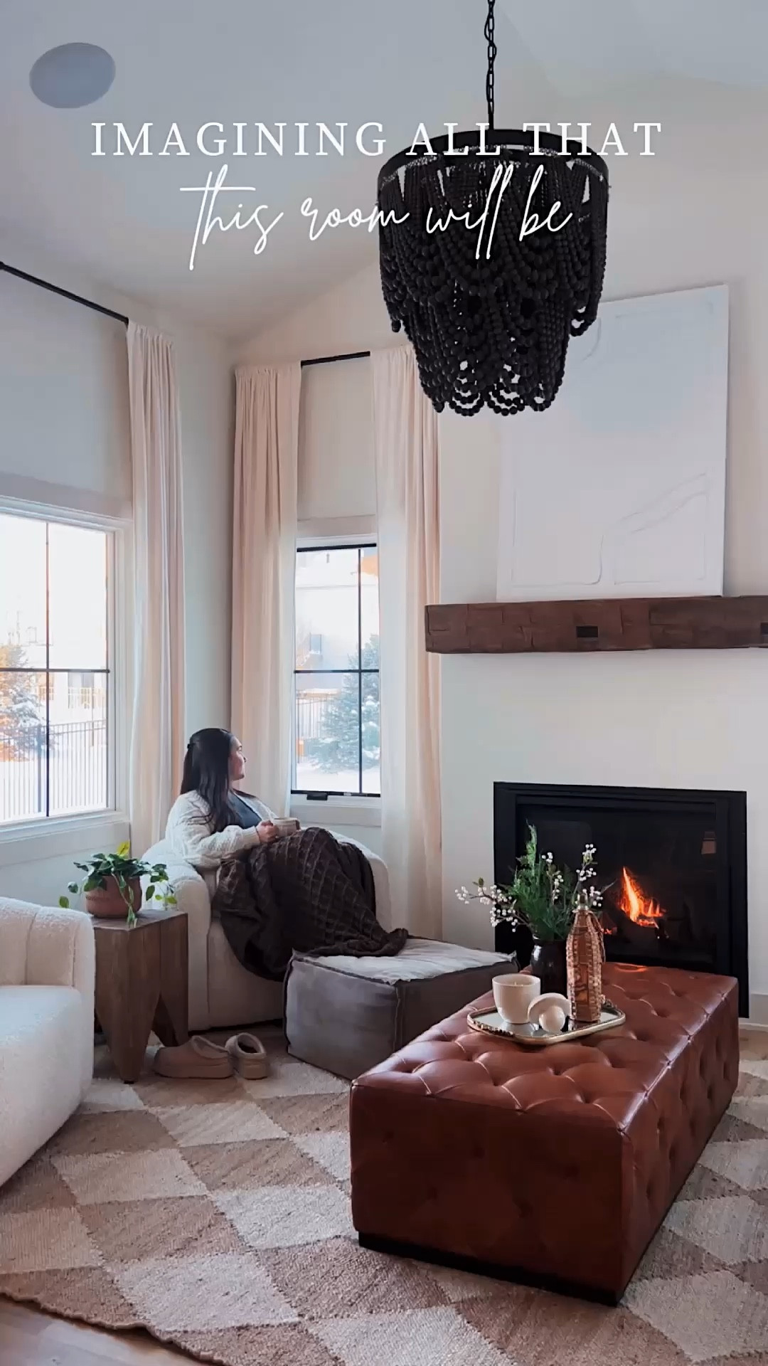 This hearth room may look pretty plain now, but I’m looking forward to all of the plans we have for it! Including stone, canvas paintings, ceiling planking and more. It’ll only continue to get cozier  

#LTKfindsunder100 #LTKhome #LTKSeasonal