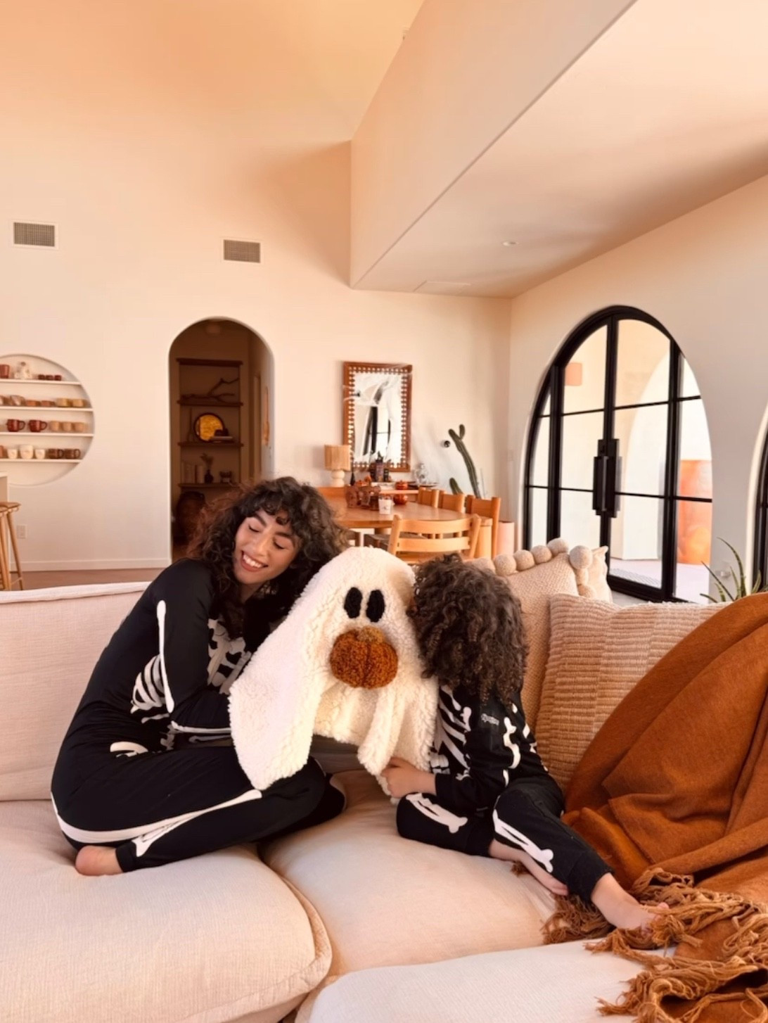 Ready for fall with the cutest ghost pillow and skeleton onesies for the whole fam 

#LTKSeasonal