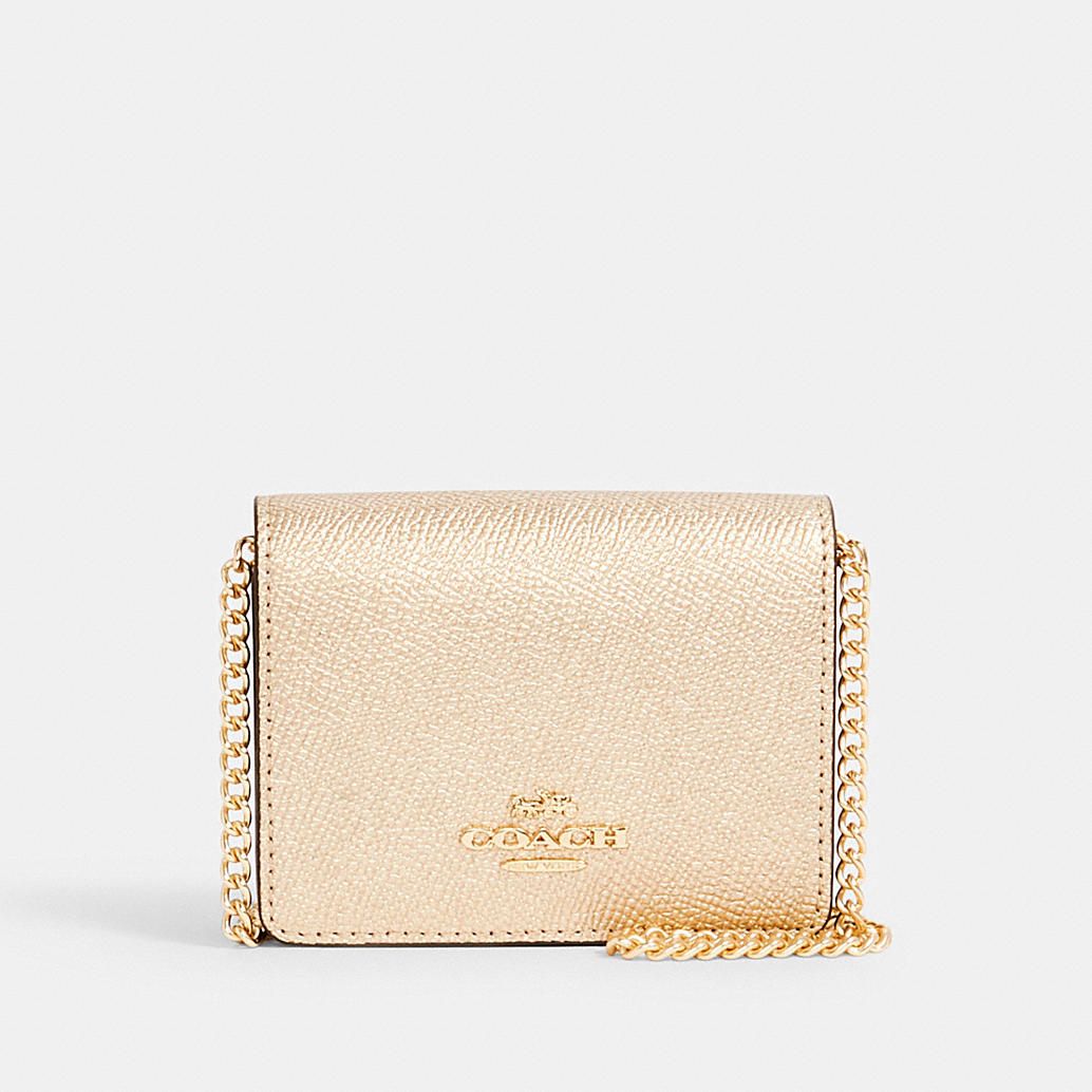 Mini Wallet on a Chain | Coach Outlet