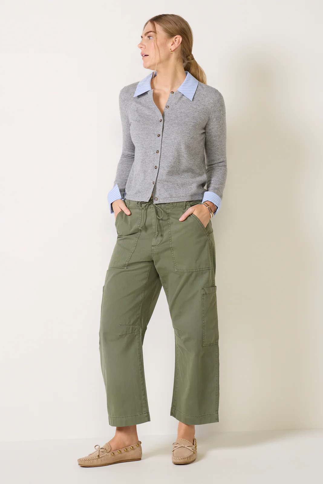 PISTOLA Women's Sabrina Utility Pants, Size 31, Meadow Green | Evereve