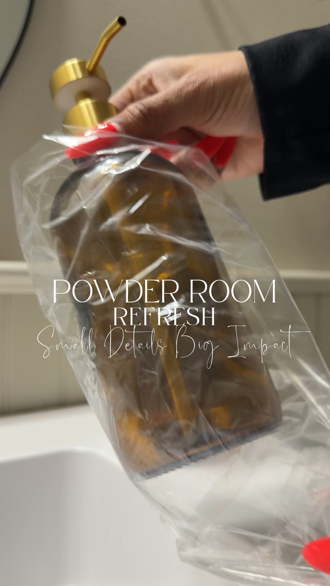 Small details. Big impact. ✨

This powder room refresh is proof that a few thoughtful updates can completely elevate a space.
#powderroomrefresh

#LTKHome
