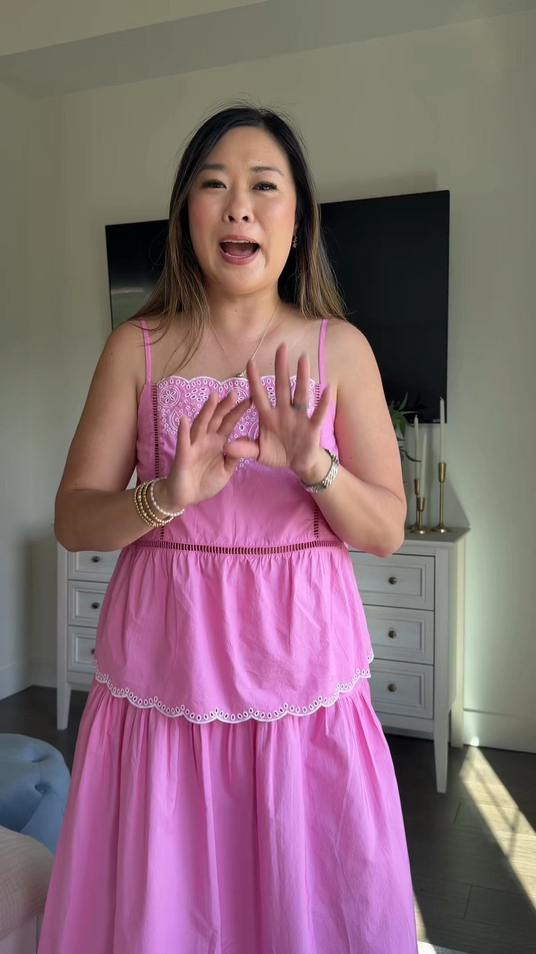 Walmart matching summer set 

Pink Tank: Small
Pink Skirt: Small

#LTKootd #LTKSeasonal #LTKPetite