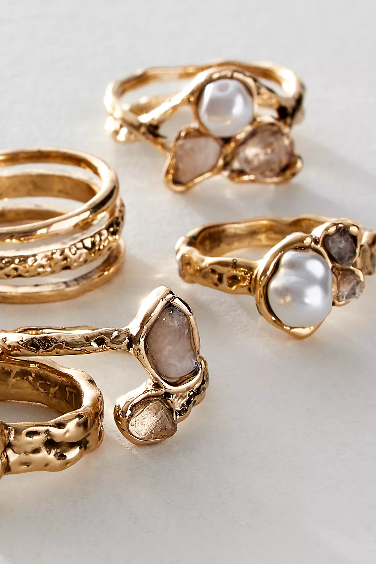 Bay Side Ring Set | Free People (Global - UK&FR Excluded)