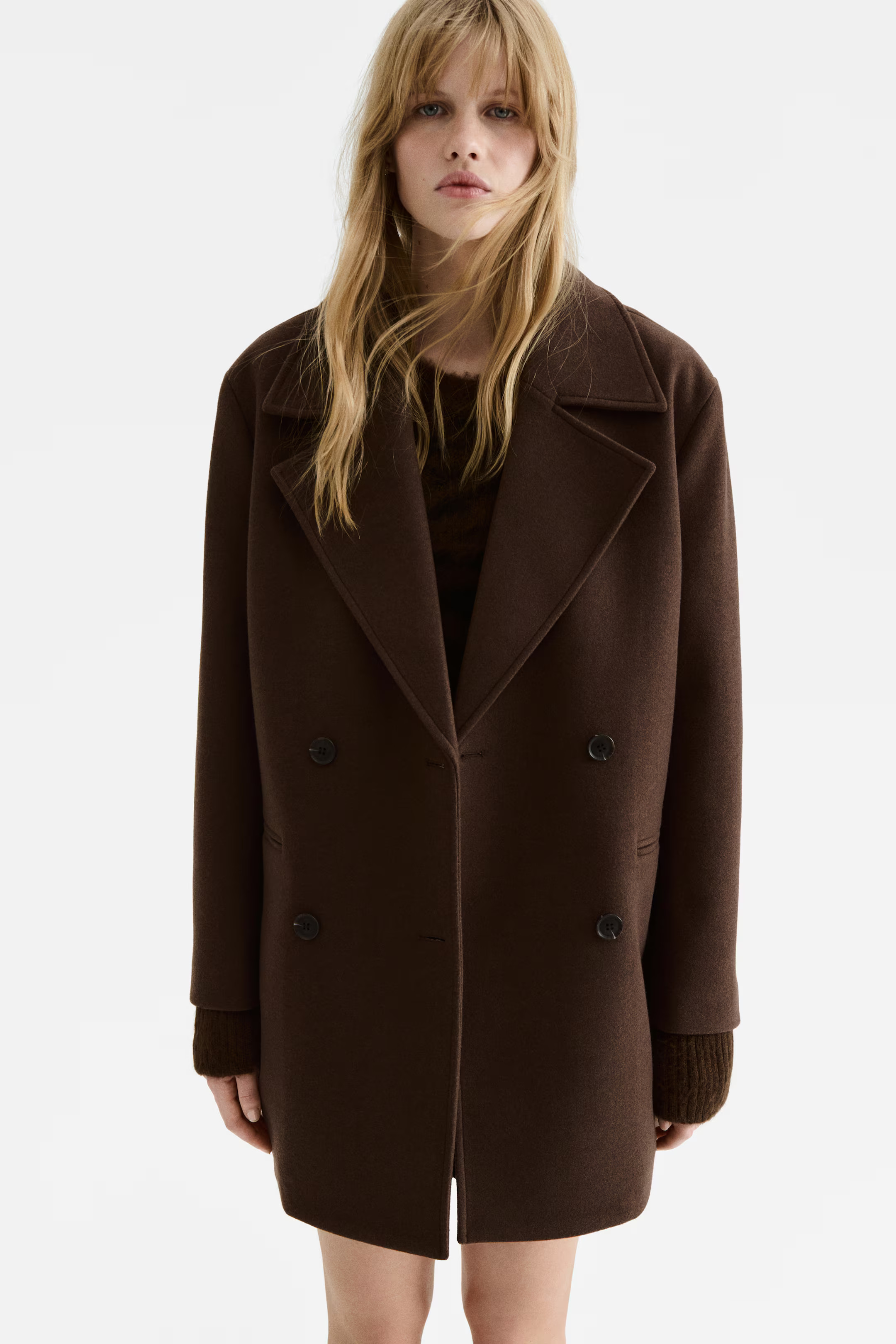 Double-breasted coat | H&M (UK, MY, IN, SG, PH, TW, HK)