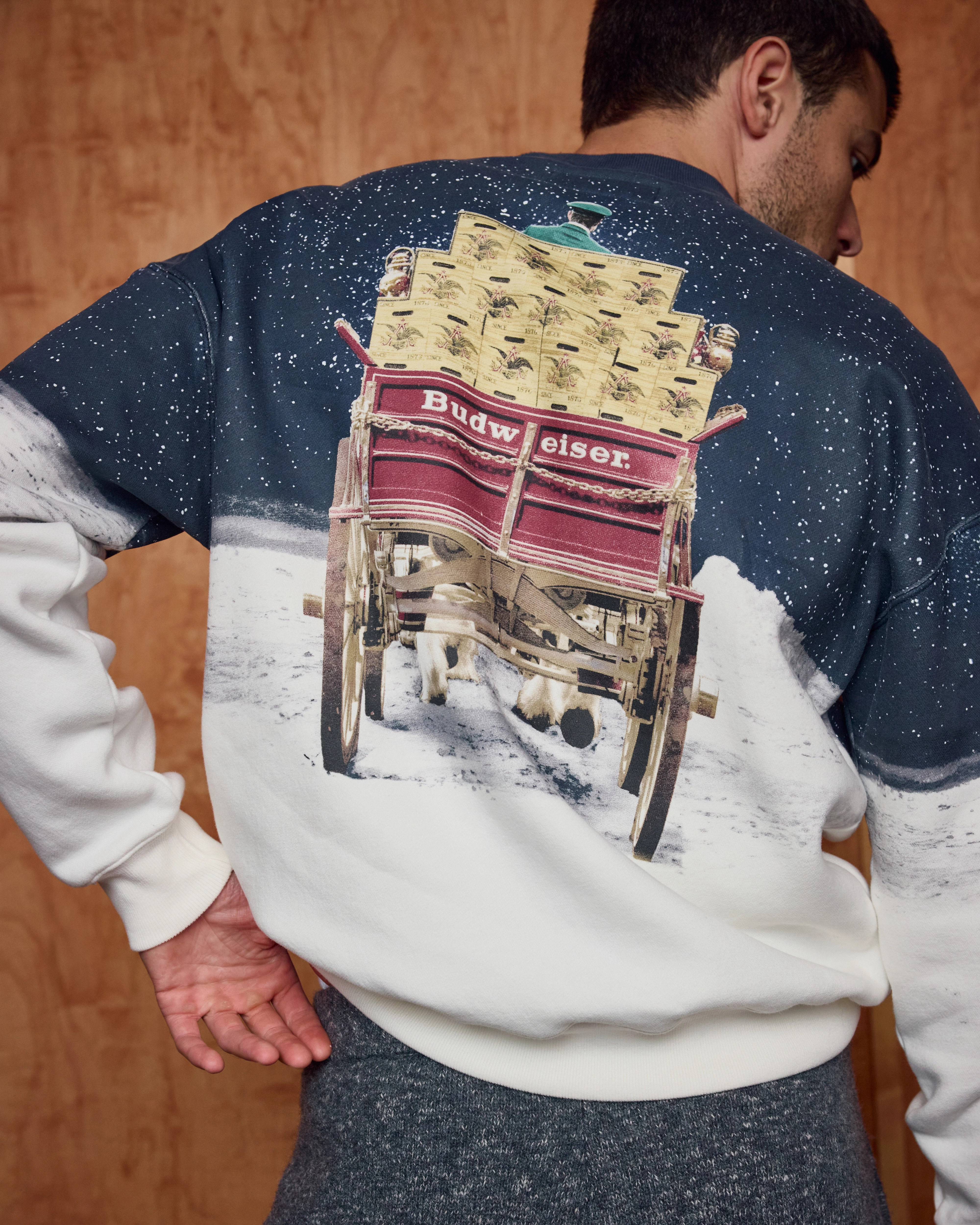 Budweiser Graphic Crew Sweatshirt | Abercrombie & Fitch (US)