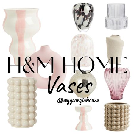 H&M Home Vases . Modern, unique, and perfect for spring florals 💐

#LTKhome #LTKsalealert #LTKFind