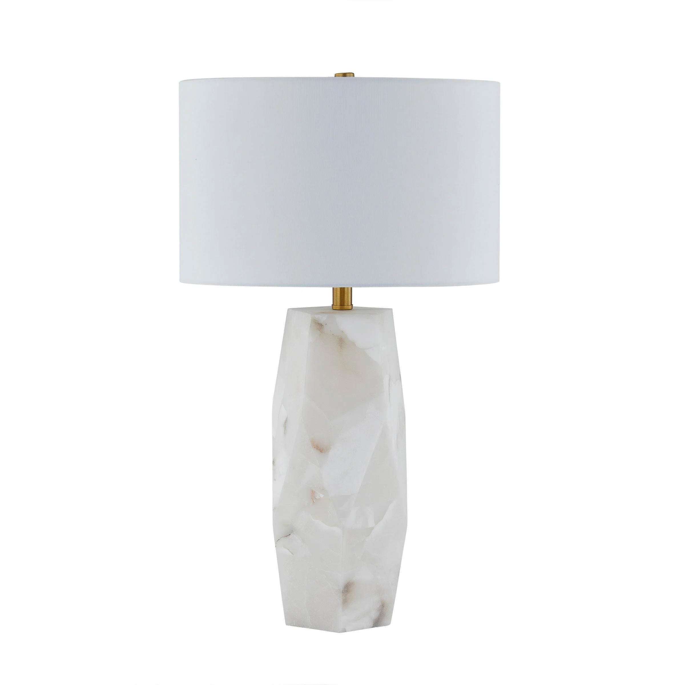 Audrey 28" Table Lamp with Linen Shade, White | Wayfair North America