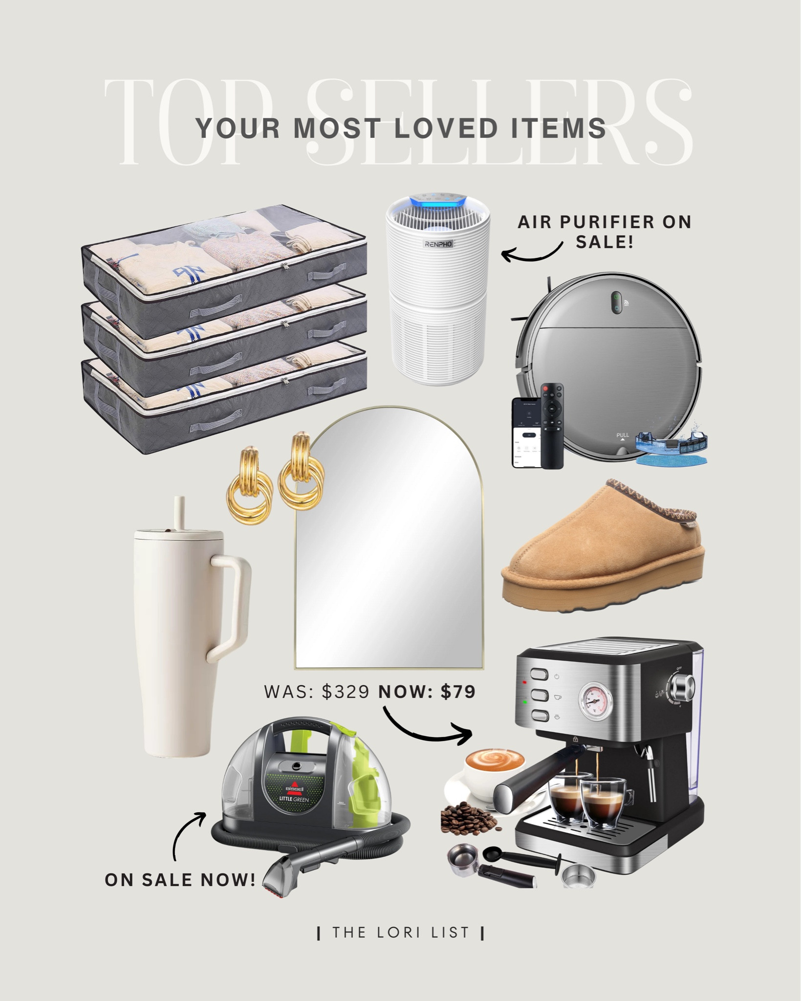 Last week’s top sellers 😍 featuring Walmart home appliances on DEAL NOW 🌟 walmart mirror, walmart finds, walmart home, vacuum, cordless vacuum, walmart home decor, walmart deals, affordable furniture, walmart kitchen sale , winter home, kitchen deals, gold mirror, room decor, room finds, bedroom, gifts for the home, sale alert, holiday gift guide, home gifts, slippers, espresso maker, cappuccino, robot vacuum, water bottle, clothes organizer, air purifier, gold jewelry, gold earrings 

#LTKHome #LTKSaleAlert #LTKSeasonal
