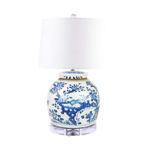Song Bird Jar Table Lamp | Cailini Coastal