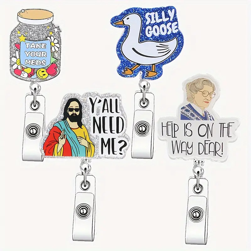 Nurse Retractable Badge Scroll Easy To Pull With Clip Cute - Temu | Temu Affiliate Program